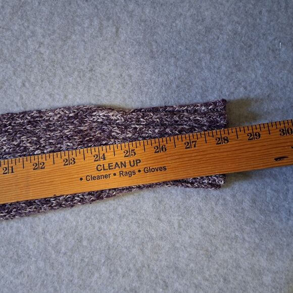 Rue 21 Womens Hoodie Sweater XL Long Sleeve Purple Heather Y2K Grunge Boho - Picture 11 of 11